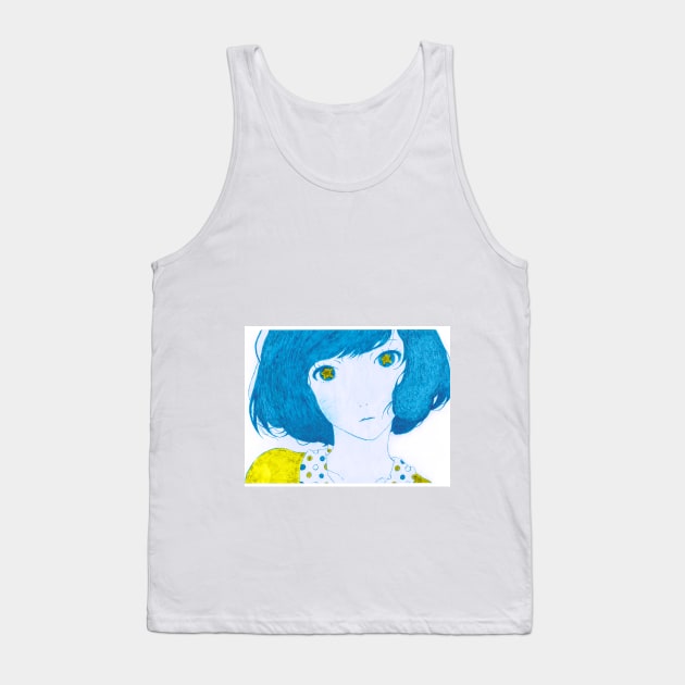 Ukraine in anime Tank Top by kateryna.koshman